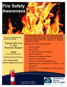 Fire Safety Awareness – 30th June 2015